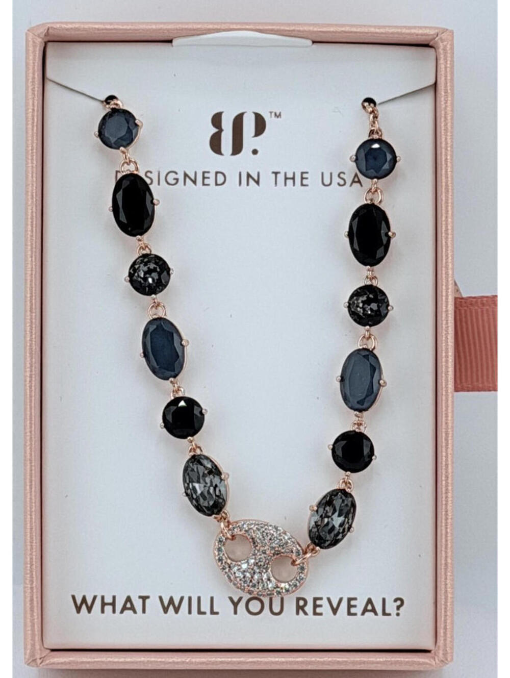 Bomb Party Holiday Jewel Candy "Perfect Candy Gems" Luxe Licorice on Rose Gold